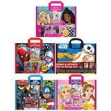 Story Books & Activity Case in 5 Options: Barbie, Spiderman, Star Wars, Marvel or Disney Princess