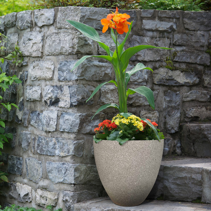 Southern Patio 38cm (15&quot;) Resin Egg Planter In 2 Colours
