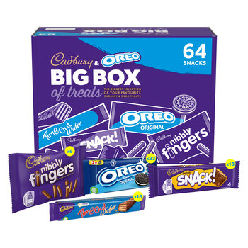 Cadbury & Oreo Big Box Of Treats, 64 Snacks