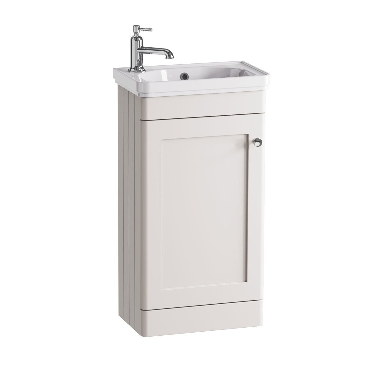Tavistock Ashby Cloakroom 46.4 cm Floor Mounted Vanity Unit in White