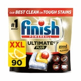 Finish Ultimate Plus All in One Lemon Sparkle, 90 Pack Finish Ultimate Plus All in One Lemon Sparkle, 90 Pack