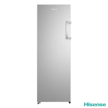 Hisense FV298N4ACE Upright Freezer, E Rated, In Stainless Steel