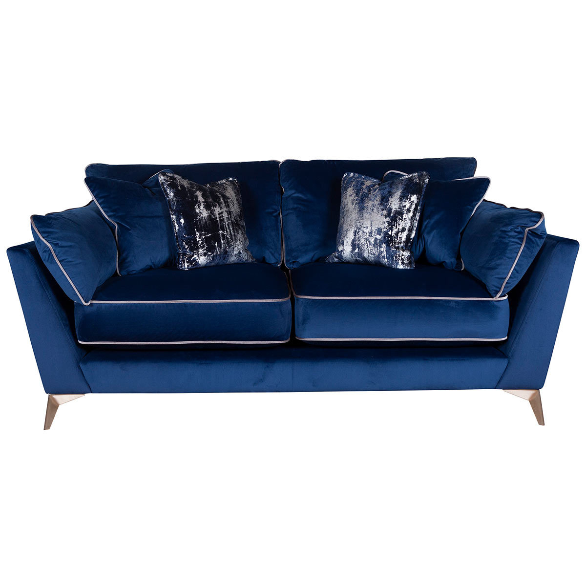 Roko Blue Velvet 2 Seater Sofa Costco UK
