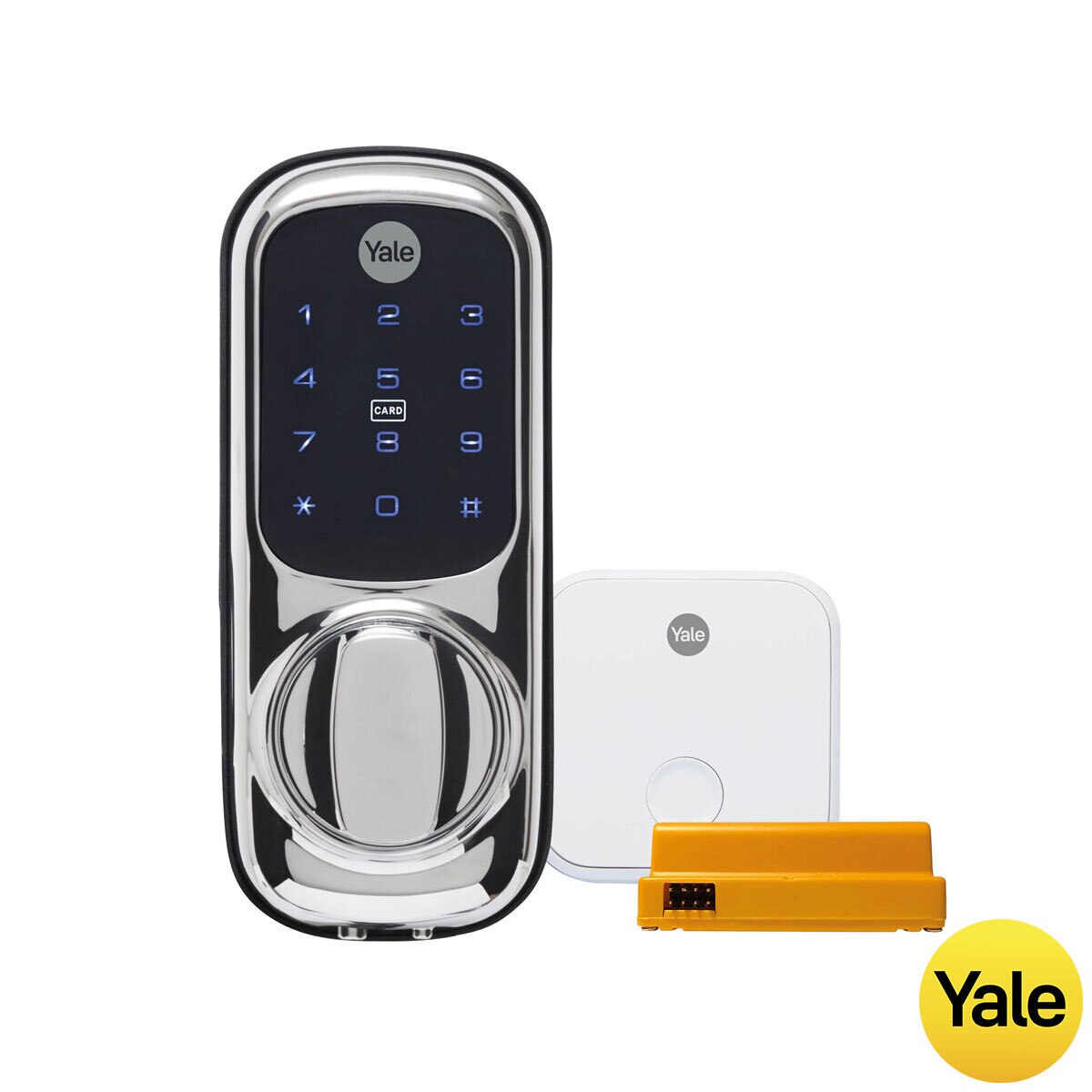 Yale Keyless Smart Lock with Connect Kit in Chrome Cost...
