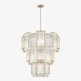 Impex Chicago 13 Light Ceiling Pendant Light in Matt Gold