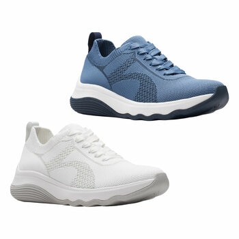 Clarks Ladies Circuit Tie Knitted Trainer