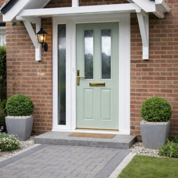 Mendes External Thermal Grey Primed Rutland Clear Glazed in 2 Sizes