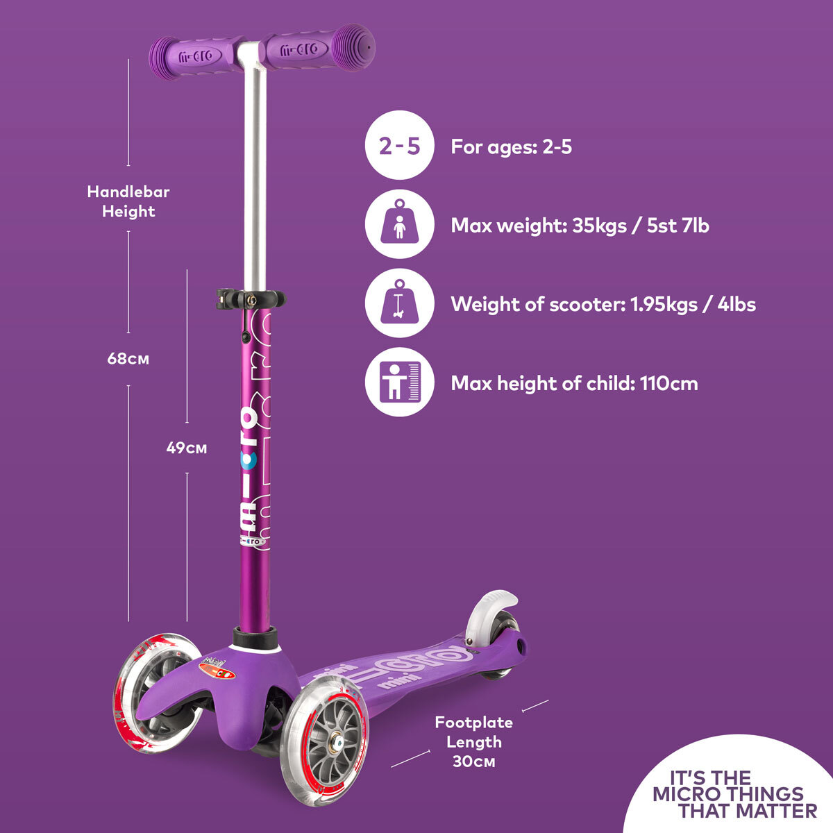 Micro Scooter in purple