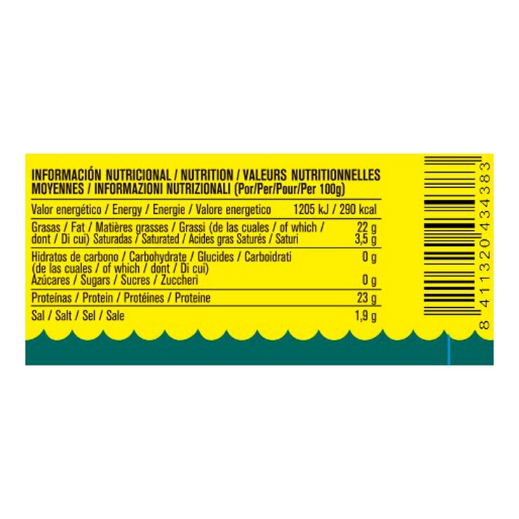 Ortiz Yellowfin Tuna Fillets in Olive Oil, 3 x 3 x 92g