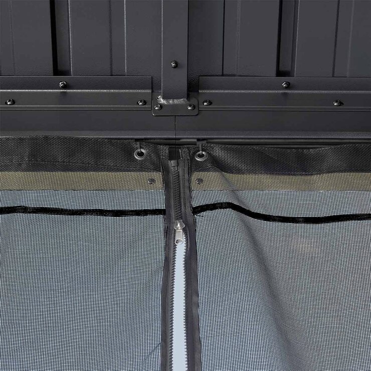 Sojag Alma 10ft x 14ft (3 x 4.23m) Gazebo with Double Roof with Mosquito Netting