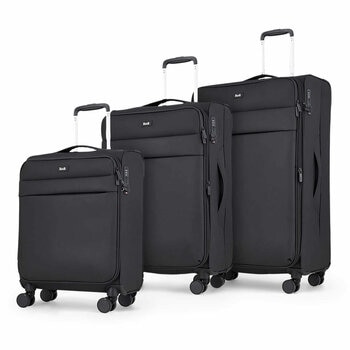 Rock Harper 3 Piece Softside Luggage Set In 4 Colours