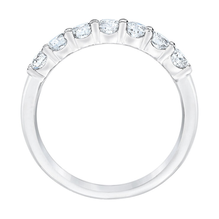 .80ctw Platinum 7 Stone Band .80ctw Platinum 7 Stone Band