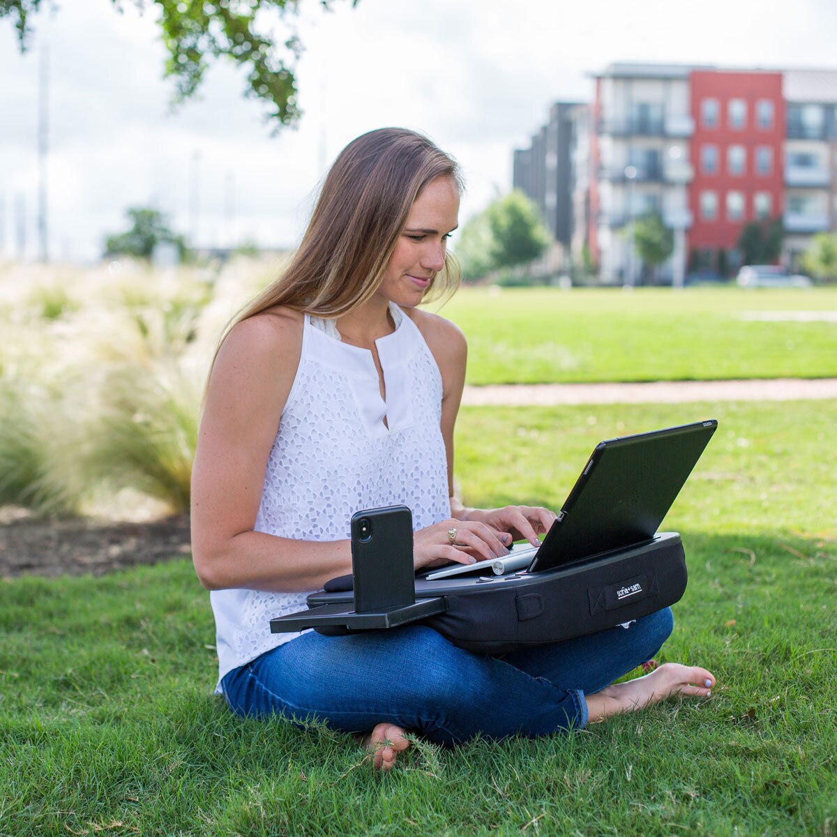 Memory Foam Lap Desk with Usb