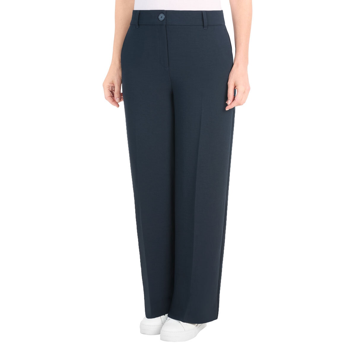 Dalia Ladies Pleated Crepe Wide Leg Pant