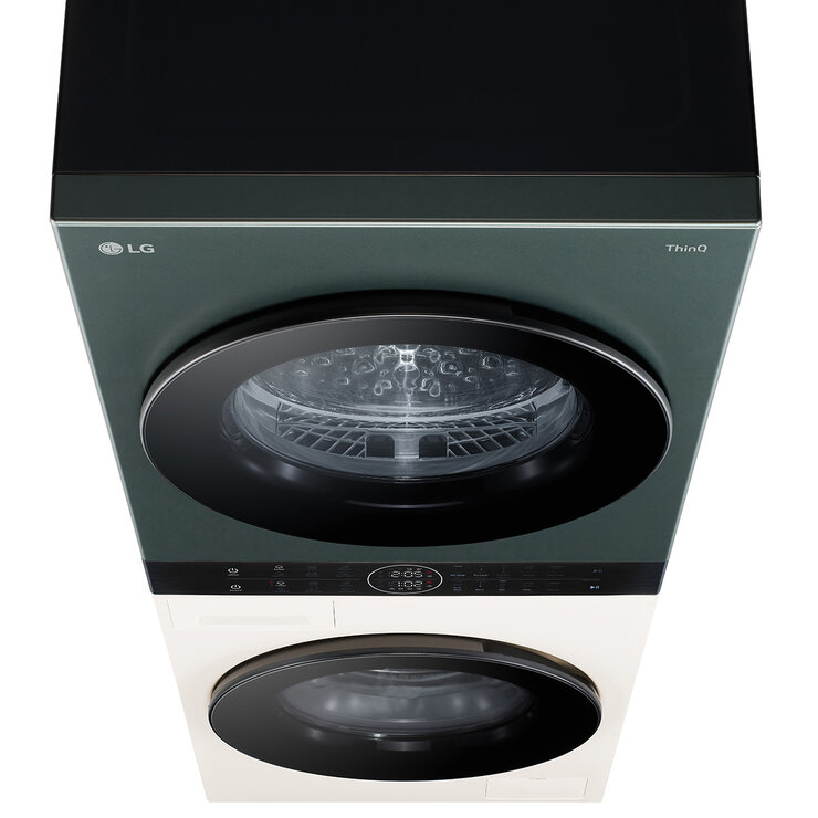 LG WT1210NBTN1, 12kg/10kg, 1400rpm, WashTower Rated in A/A+++ in Green / Beige LG WT1210NBTN1, 12kg/10kg, 1400rpm, WashTower Rated in A/A+++ in Green / Beige