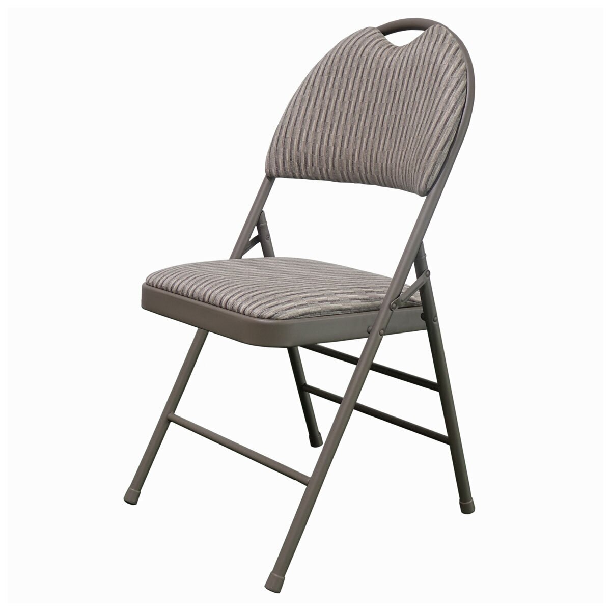 L Image High Back Steel Padded Fabric Folding Chair Cos