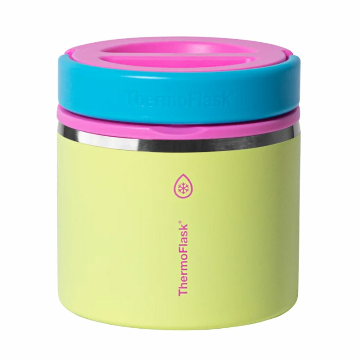 ThermoFlask Food Jars 591ml, 2 Pack in Electric Sunset & Tropical Glow