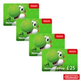£100 Nintendo Gift Cards Multipack (4 X £25)