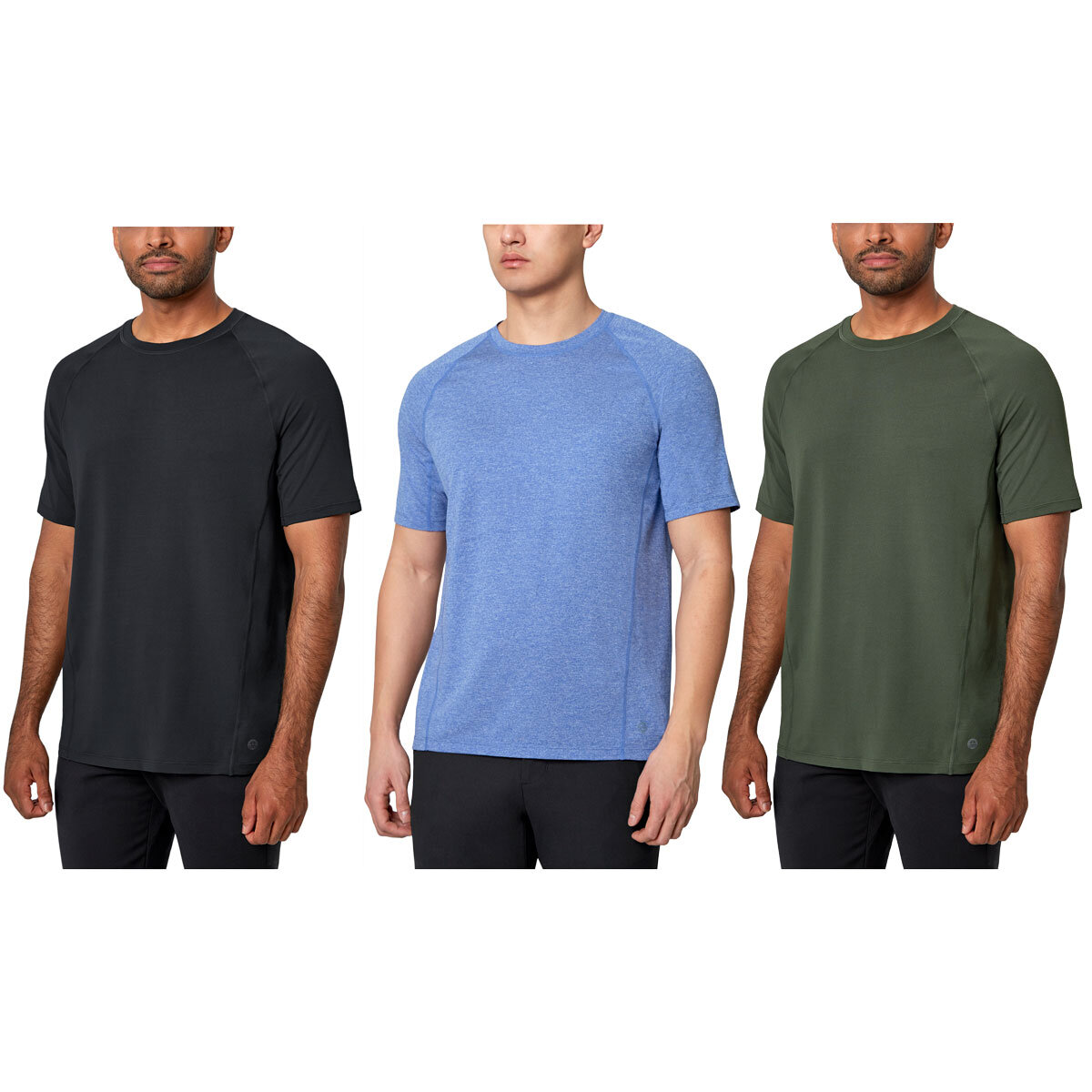 Mondetta Men's Active Tee 2 Pack in 3 Colours and 4 Sizes