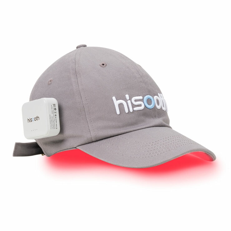 Hisooth H3 Hair Regrowth Scalp Massage Cap with LED Light in Grey, size Large Hisooth H3 Hair Regrowth Scalp Massage Cap with LED Light in Grey, size Large
