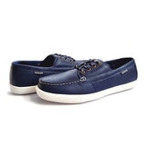 Lambretta Men's Vulkan Boat Shoe in Navy