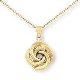 14ct Yellow Gold Love Knot Pendant