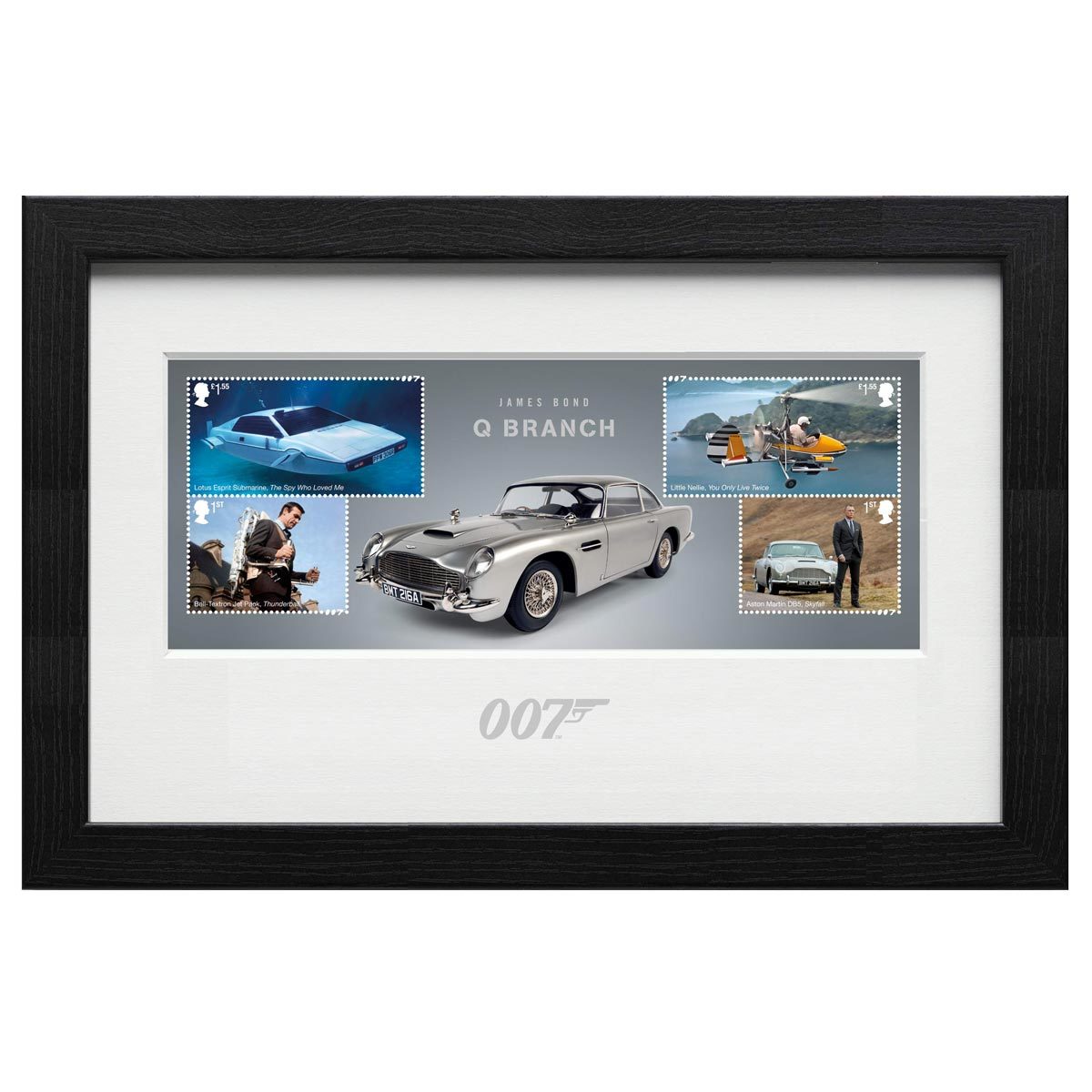 James bond mini sheet famed