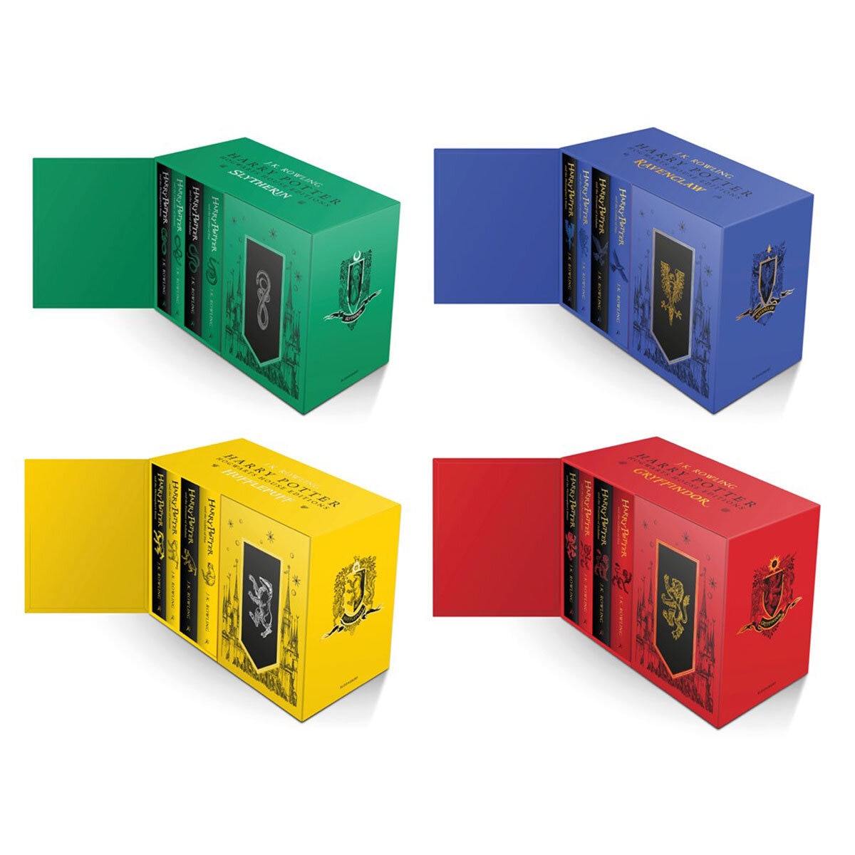 Harry Potter House Edition Box Set in 4 Options: J.K.Rowl