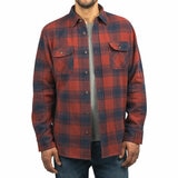 Jachs Mens Flannel Shirt & Thermal 2 Pack in Red Jachs Mens Flannel Shirt & Thermal 2 Pack in Red