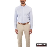 Kirkland Signature Men's Knit Dress Shirt