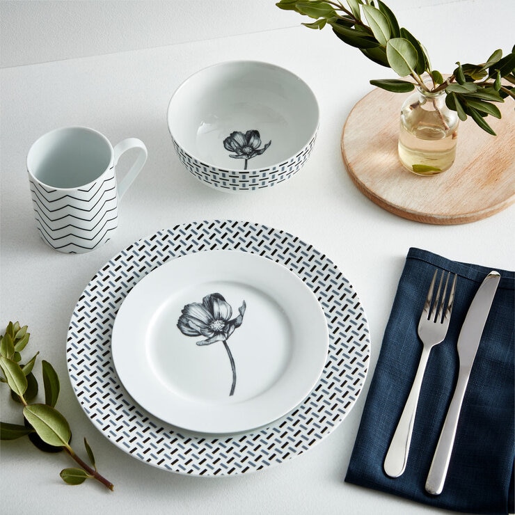 Portmeirion Stella Dinnerware Set, 16 Piece Portmeirion Stella Dinnerware Set, 16 Piece