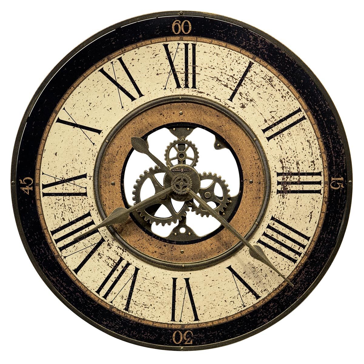 Howard Miller Brass Works Oversized 31" (81 cm) Wall Clock