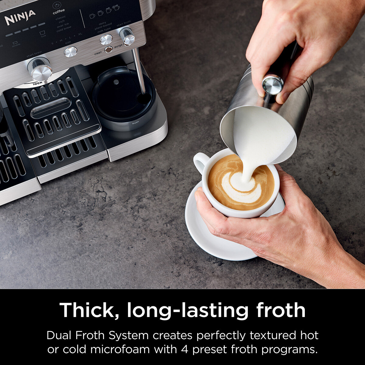 Ninja Luxe Espresso Coffee Machine Lifestyle Image