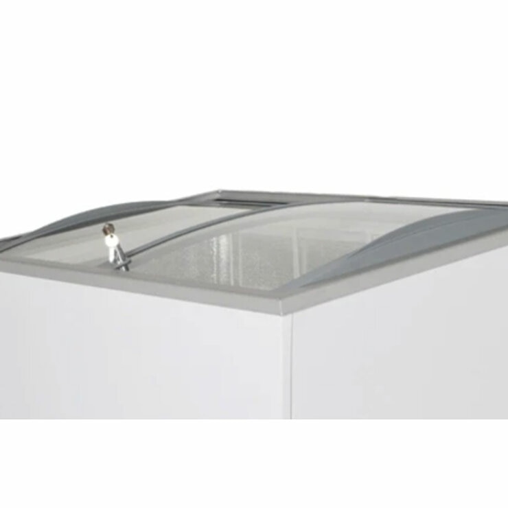 Contender FZI022 290L Commercial Ice Cream Freezer, F Rated in White