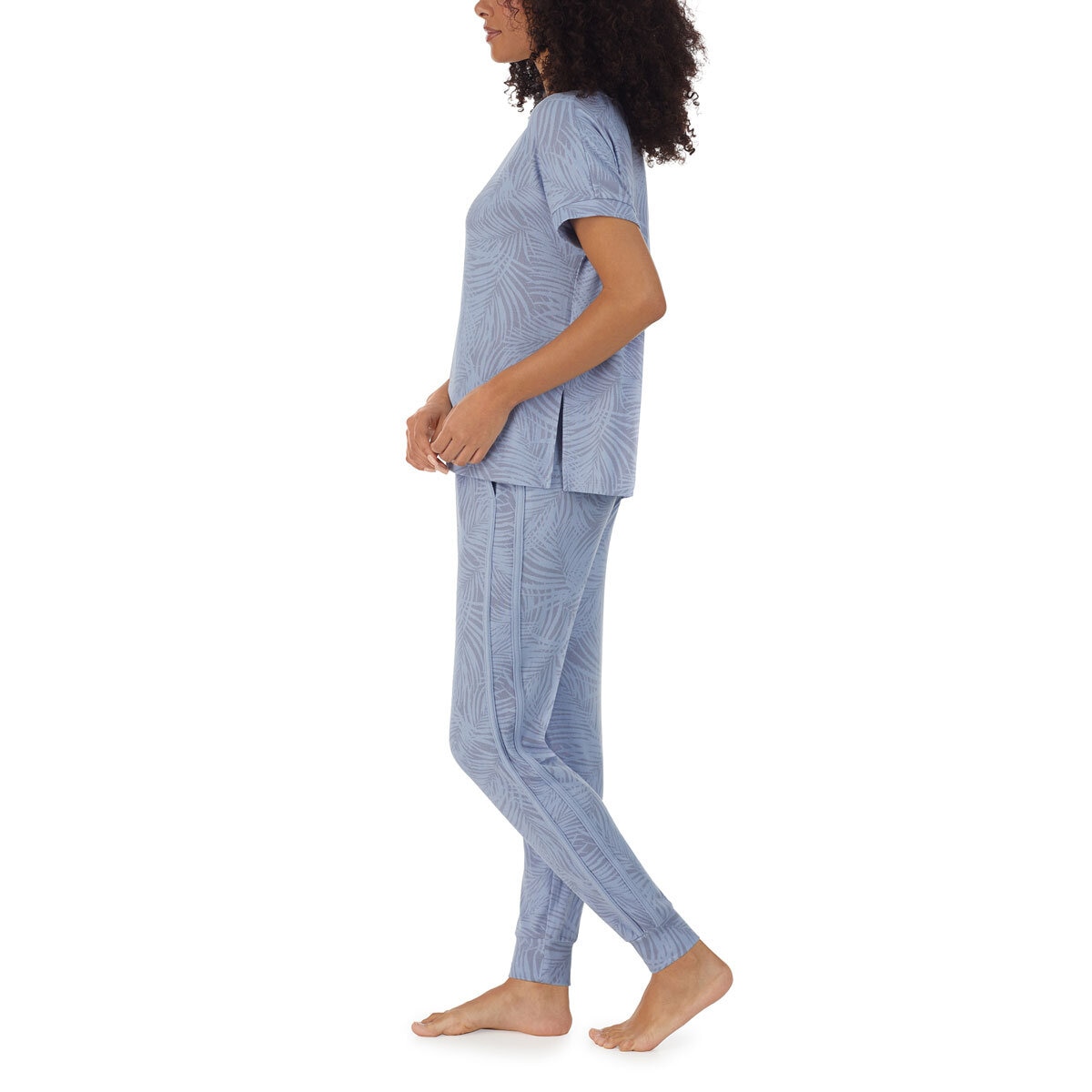 Carole Hochman Midnight 2 Piece Lounge Set in Palm Tree B