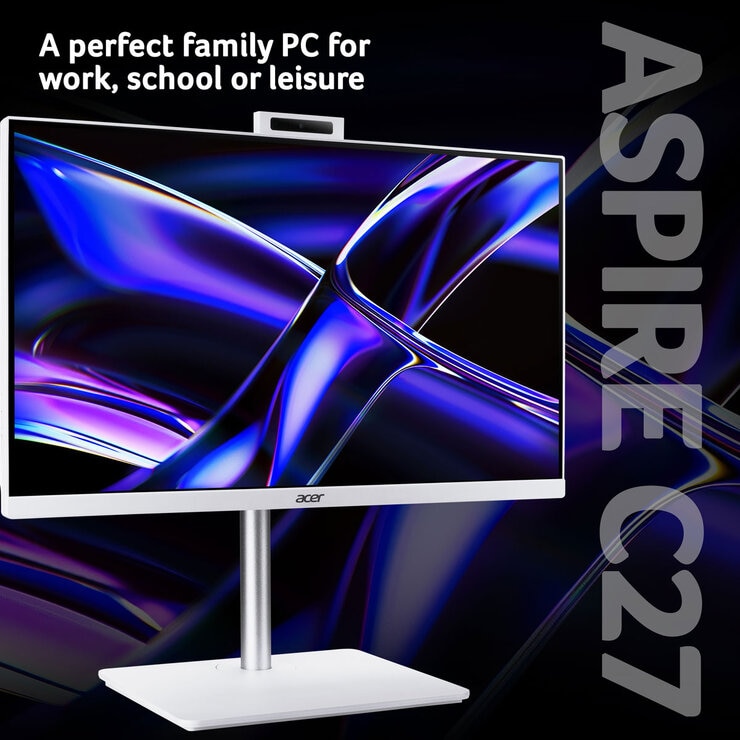 Acer C27-195ES, Intel Core i7, 16GB RAM, 1TB SSD, 27 Inch All in One Desktop PC, DQ.BNREK.006