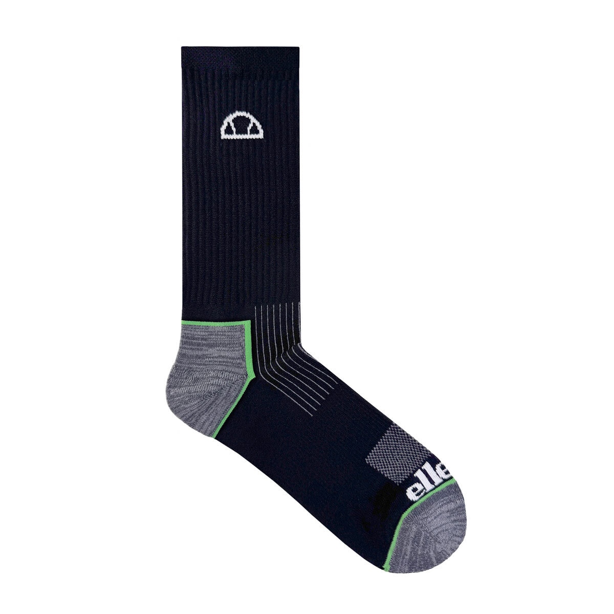 Ellesse Men's Performance Crew Socks 6 Pack in Black