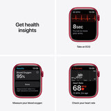 Apple Watch Series 7 GPS + Cellular, 45mm (PRODUCT)RED Aluminium Case with (PRODUCT)RED Sport Band, MKJU3B/A