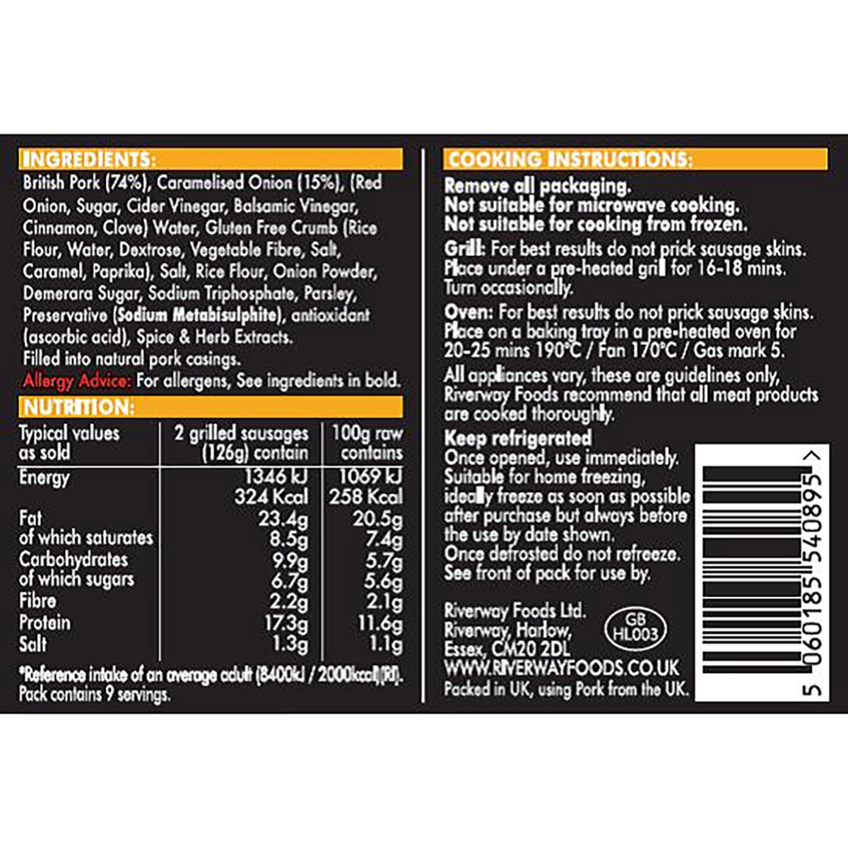 Nutritional Information