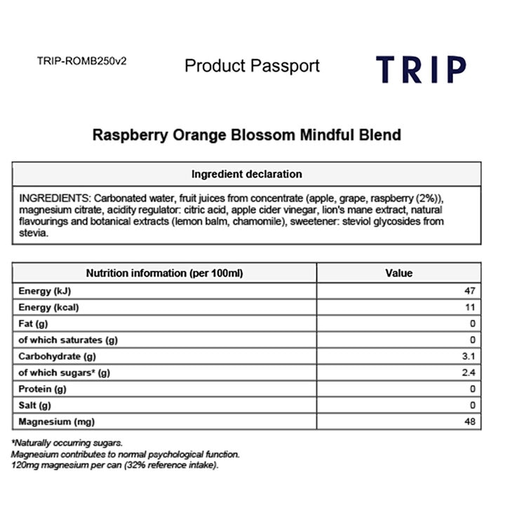 Trip Mindful Blends Mixed Pack, 12 x 250ml Trip Mindful Blends Mixed Pack, 12 x 250ml