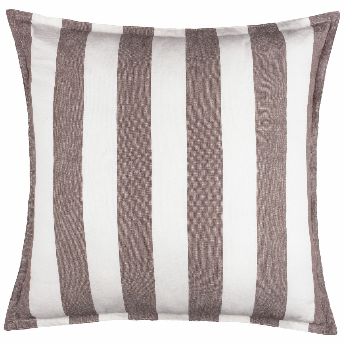 Yard Hayle Brown Striped Indoor Outdoor Cushion, 50 x 50 cm