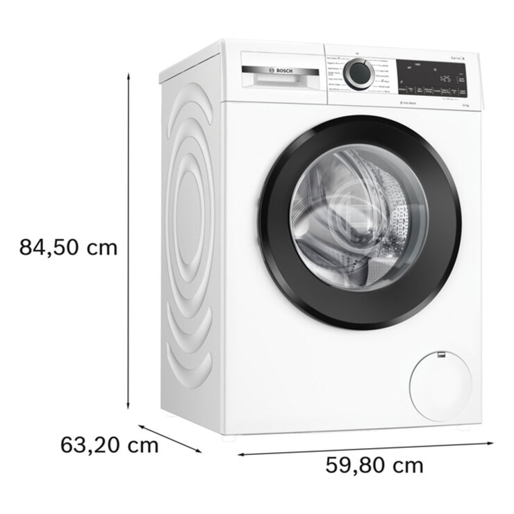 Bosch WGG254Z1GB Series 6, 10kg Washing Machine, A Rated in White