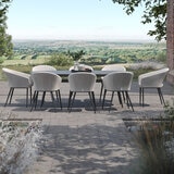 Maze Ambition 9pc oval dining set