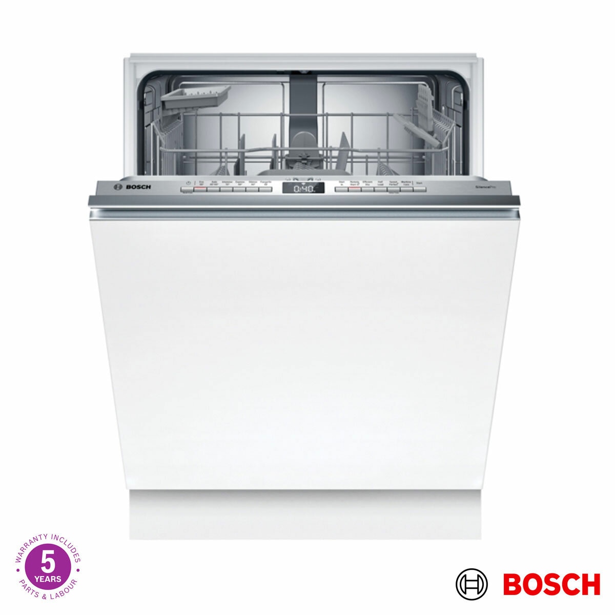 Bosch SMV4EAX23G Fully Integrated, 13 Place Setting Dishwasher, C Rated