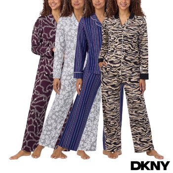 DKNY Women's Notch Collar Pyjama Set