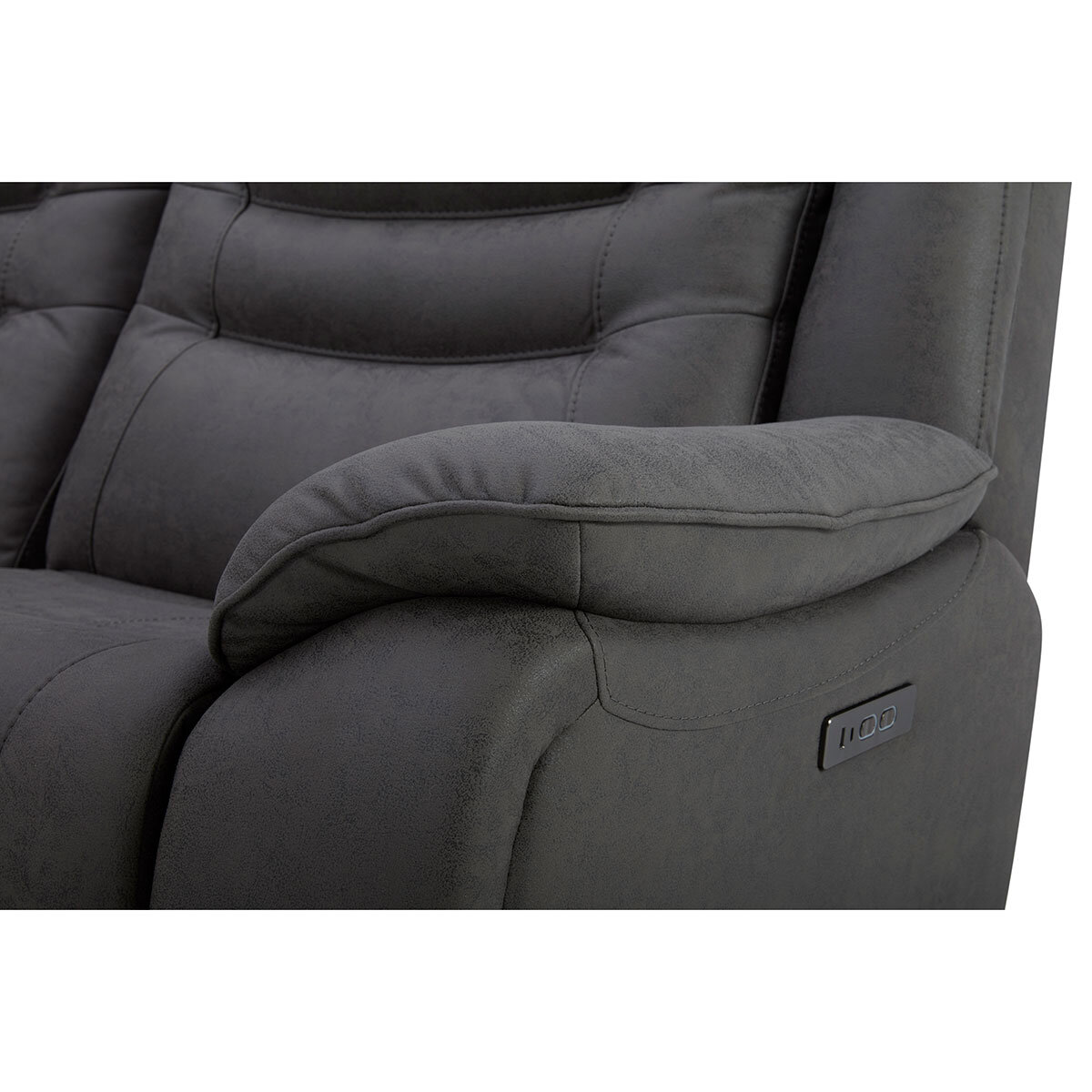 Costco gilman creek leather power reclining sectional discount