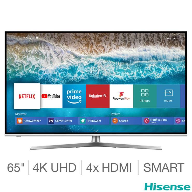 Hisense H65U8BUK 65 Inch 4K Ultra HD Smart TV Costco UK