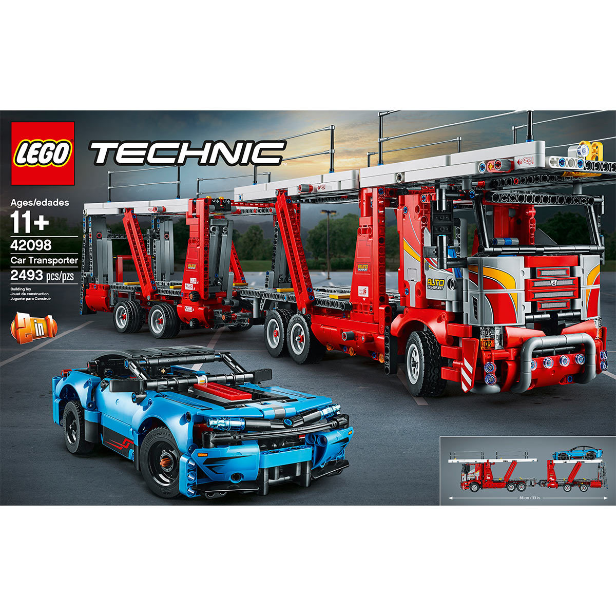 LEGO Technic Car Transporter - Model 42098 (11+ Years)