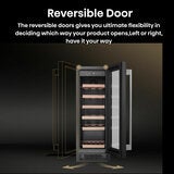 Hisense RW058B3ABGF, 19 Bottle Freestanding, Single Zone Wine Cooler, G Rated in Black Hisense RW058B3ABGF, 19 Bottle Freestanding, Single Zone Wine Cooler, G Rated in Black
