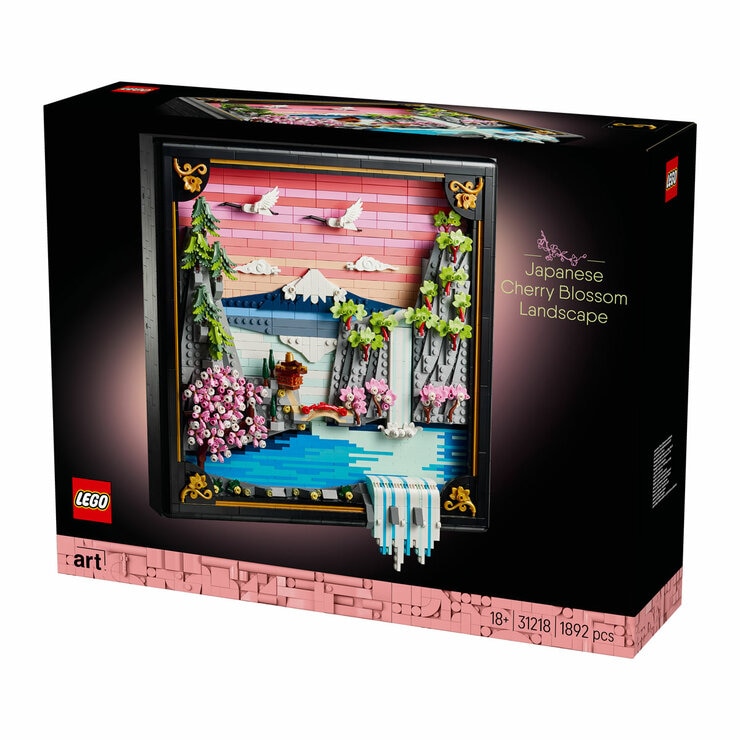 LEGO Art Japanese Cherry Blossom Landscape - Model 31218 (18+ Years)